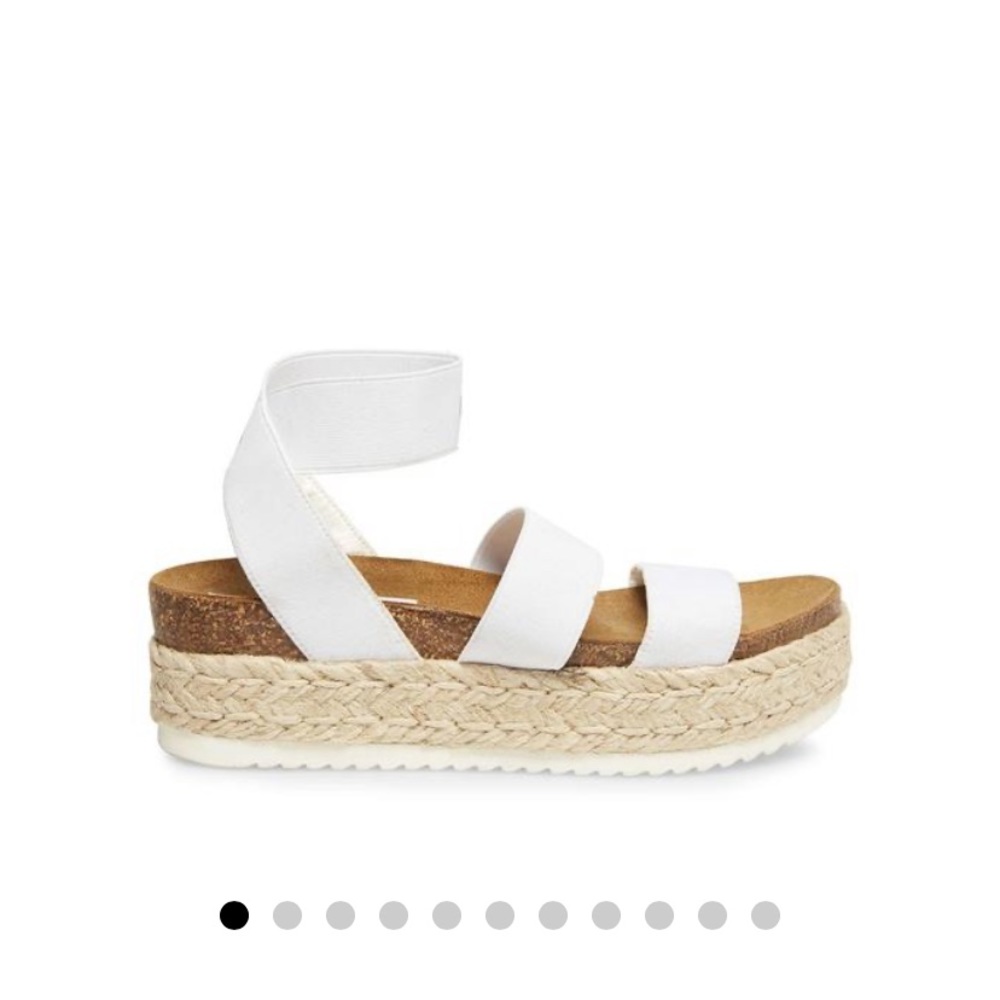 Steve Madden white Kimmie sandals